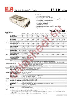 SP-150-12 datasheet  